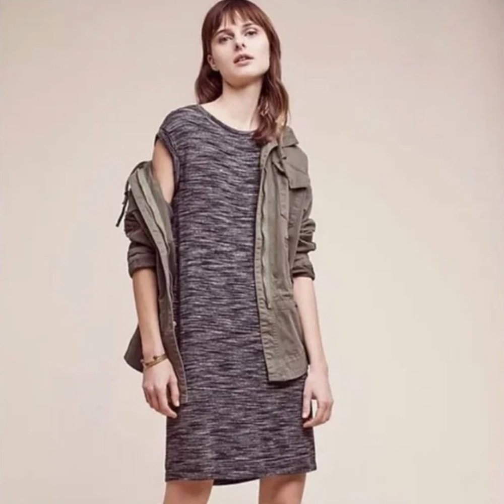 Anthropologie ~ cloth & stone ~ Melange jersey knit dress